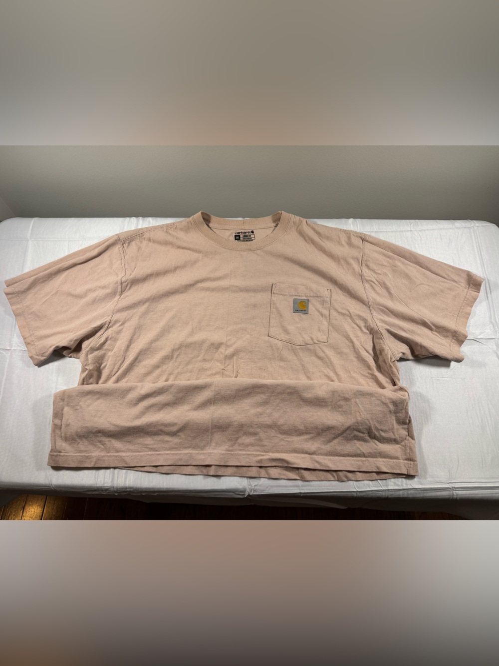 Carhartt Men's Short-Sleeve Pocket Tee in Beige